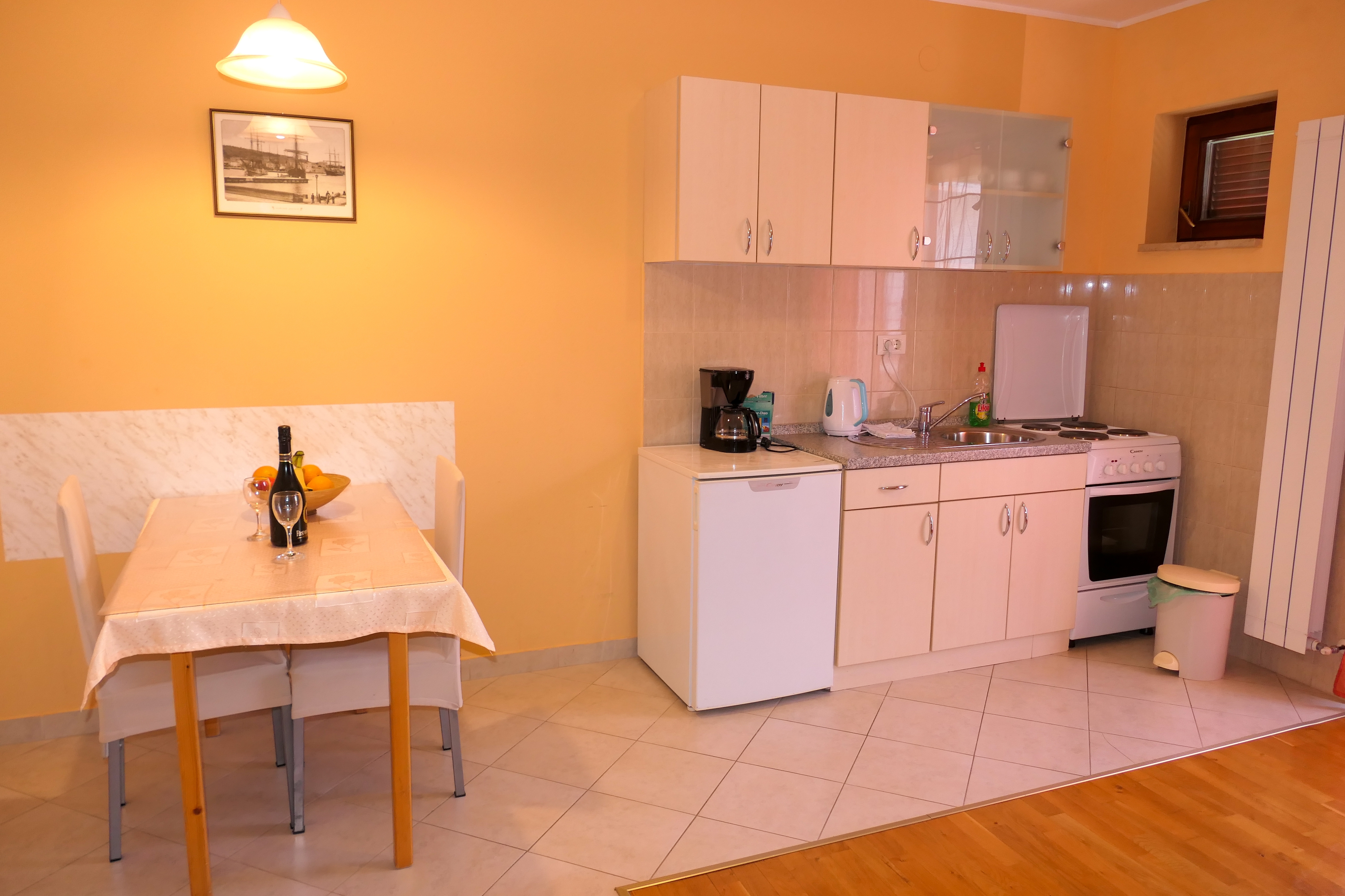 Studio flat with balcony and sea view Senj (AS-15376-b)