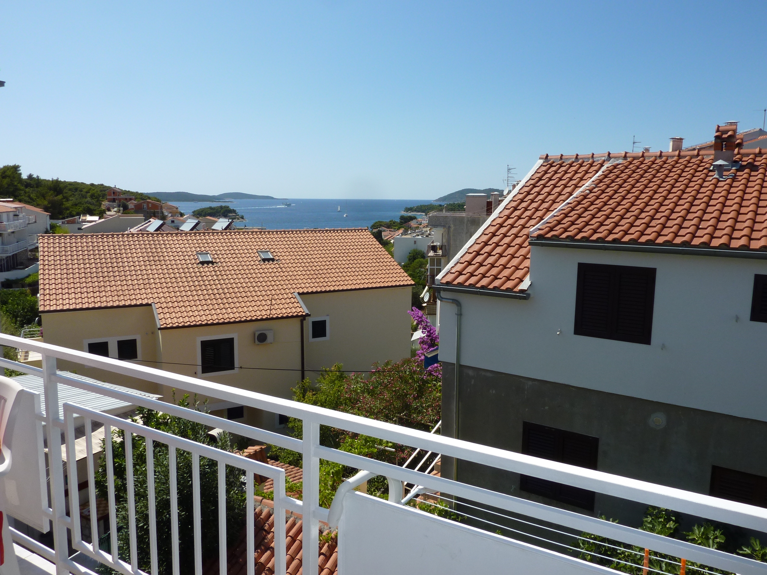 Studio flat with balcony and sea view Hvar  AS-a