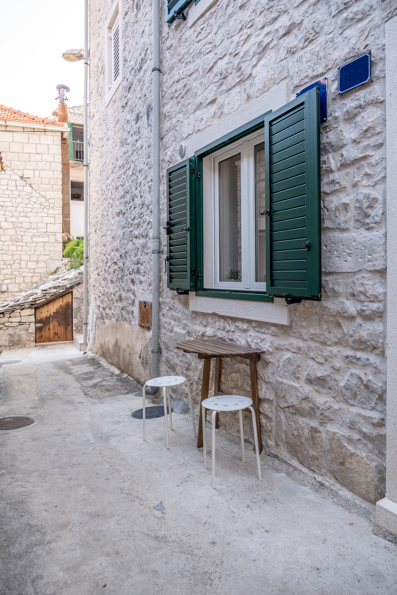 Studio flat with terrace Pučišća, Brač  AS-a