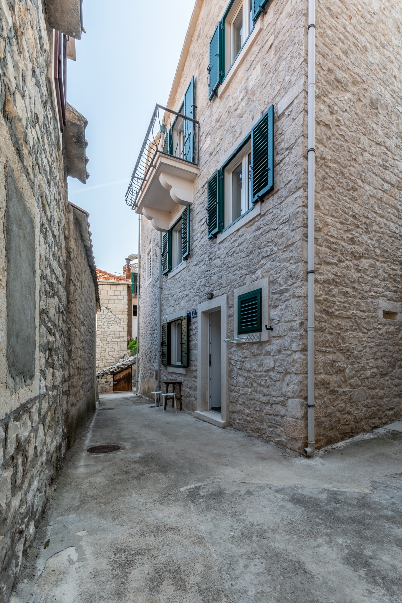Studio flat with terrace Pučišća, Brač  AS-a