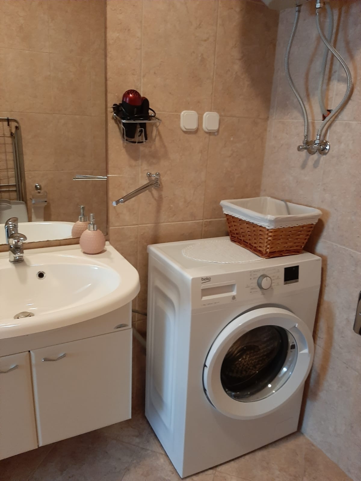 Two bedroom apartment with terrace and sea view Čižići, Krk  A-b