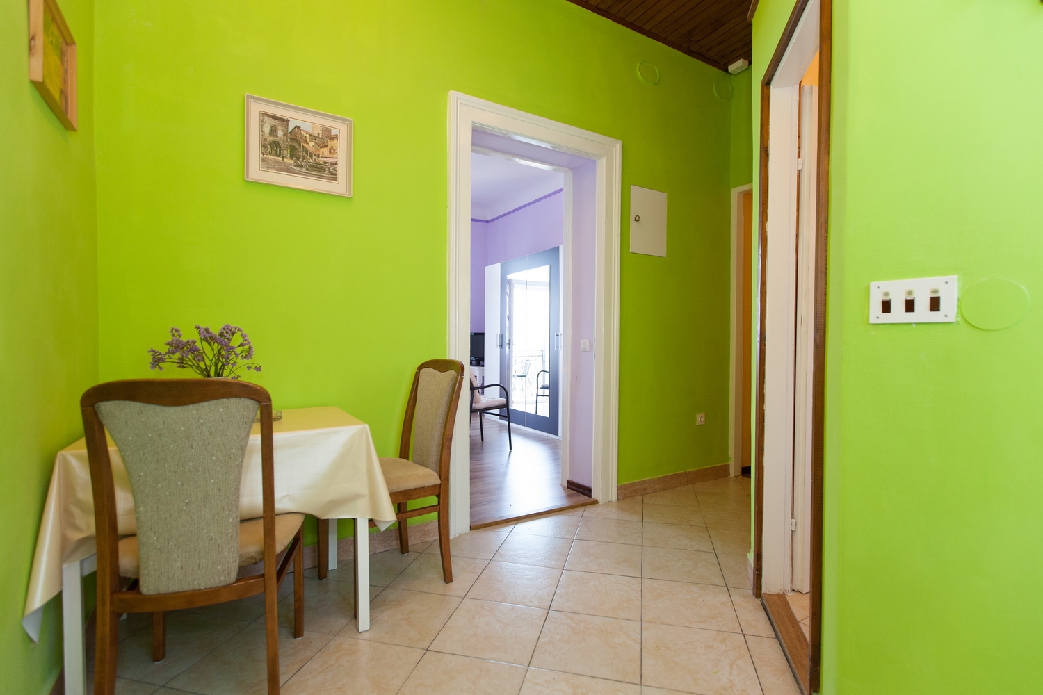 One bedroom apartment with balcony and sea view Lovran, Opatija  A-a
