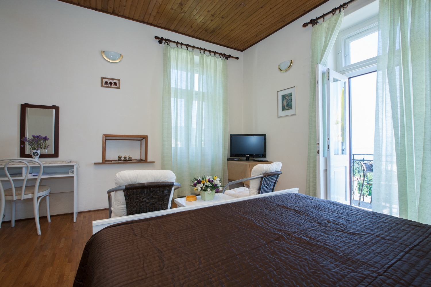 One bedroom apartment with balcony and sea view Lovran, Opatija  A-b