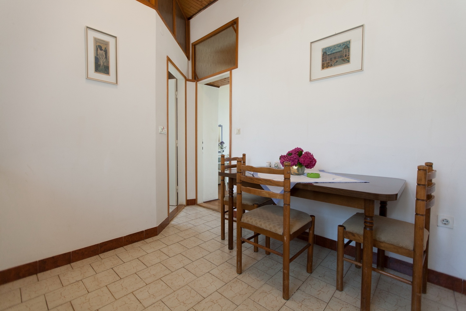 One bedroom apartment with balcony and sea view Lovran, Opatija  A-b