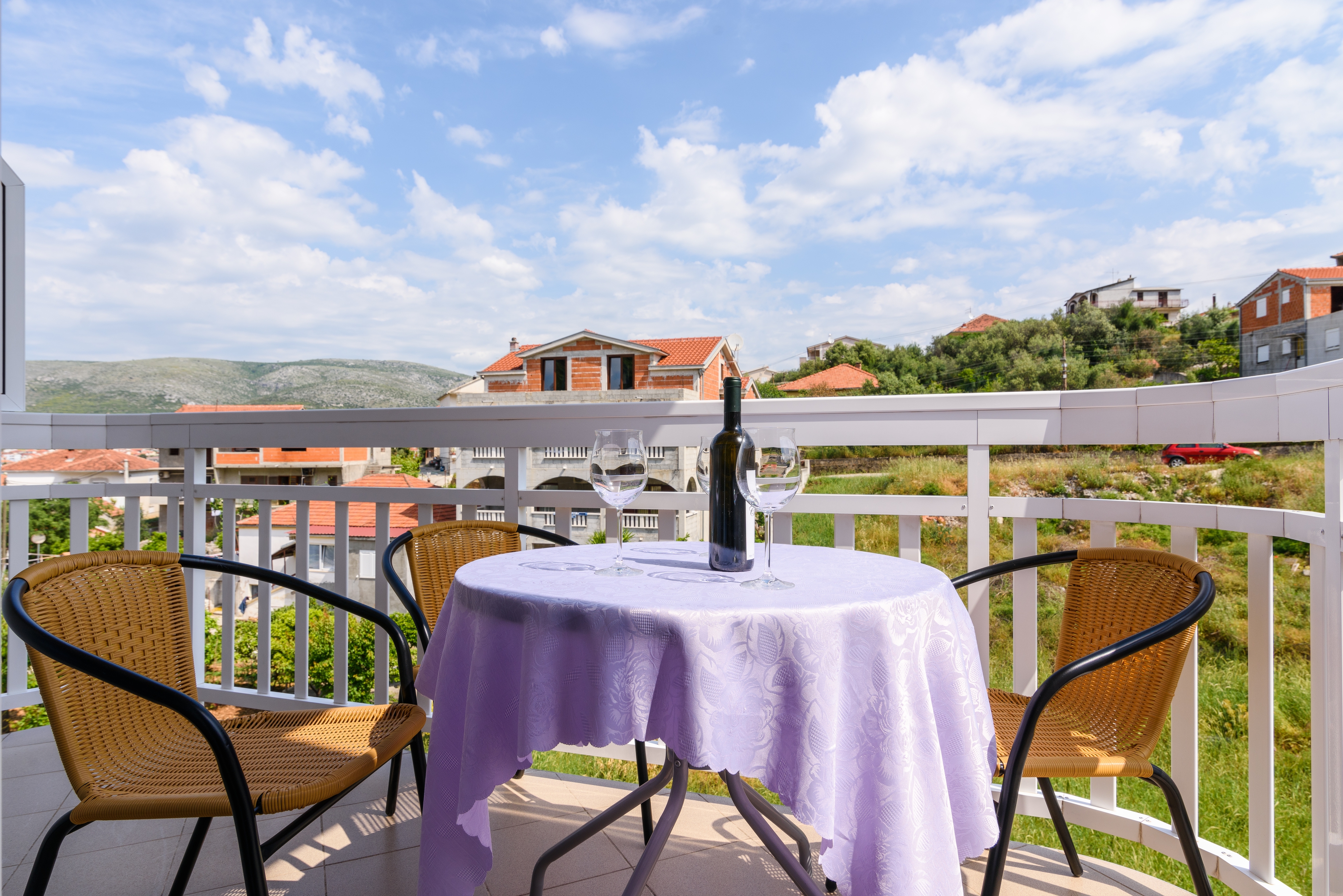 One bedroom apartment with balcony and sea view Trogir  A-a