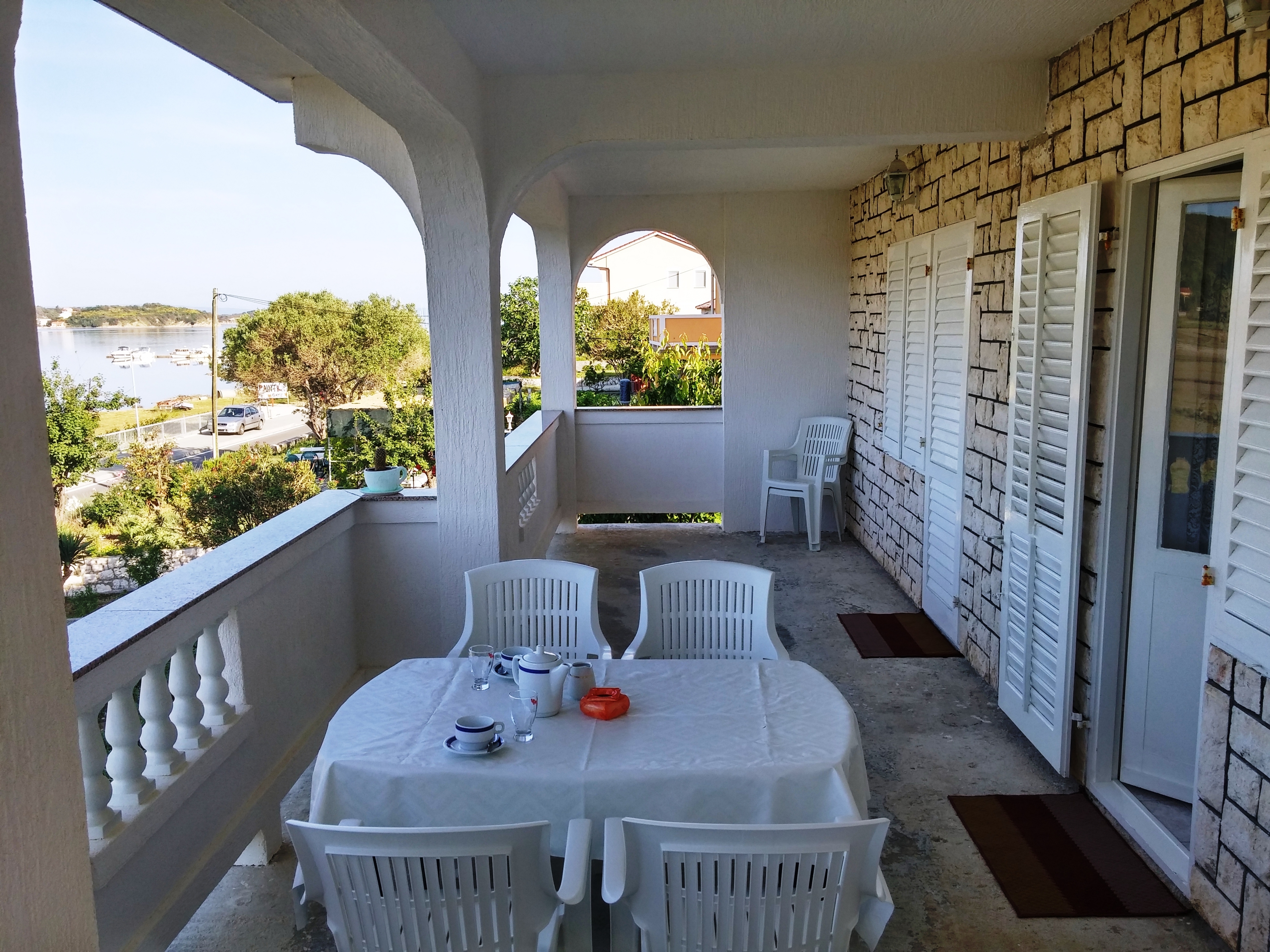 Two bedroom apartment with balcony and sea view Supetarska Draga - Gornja, Rab  A-a