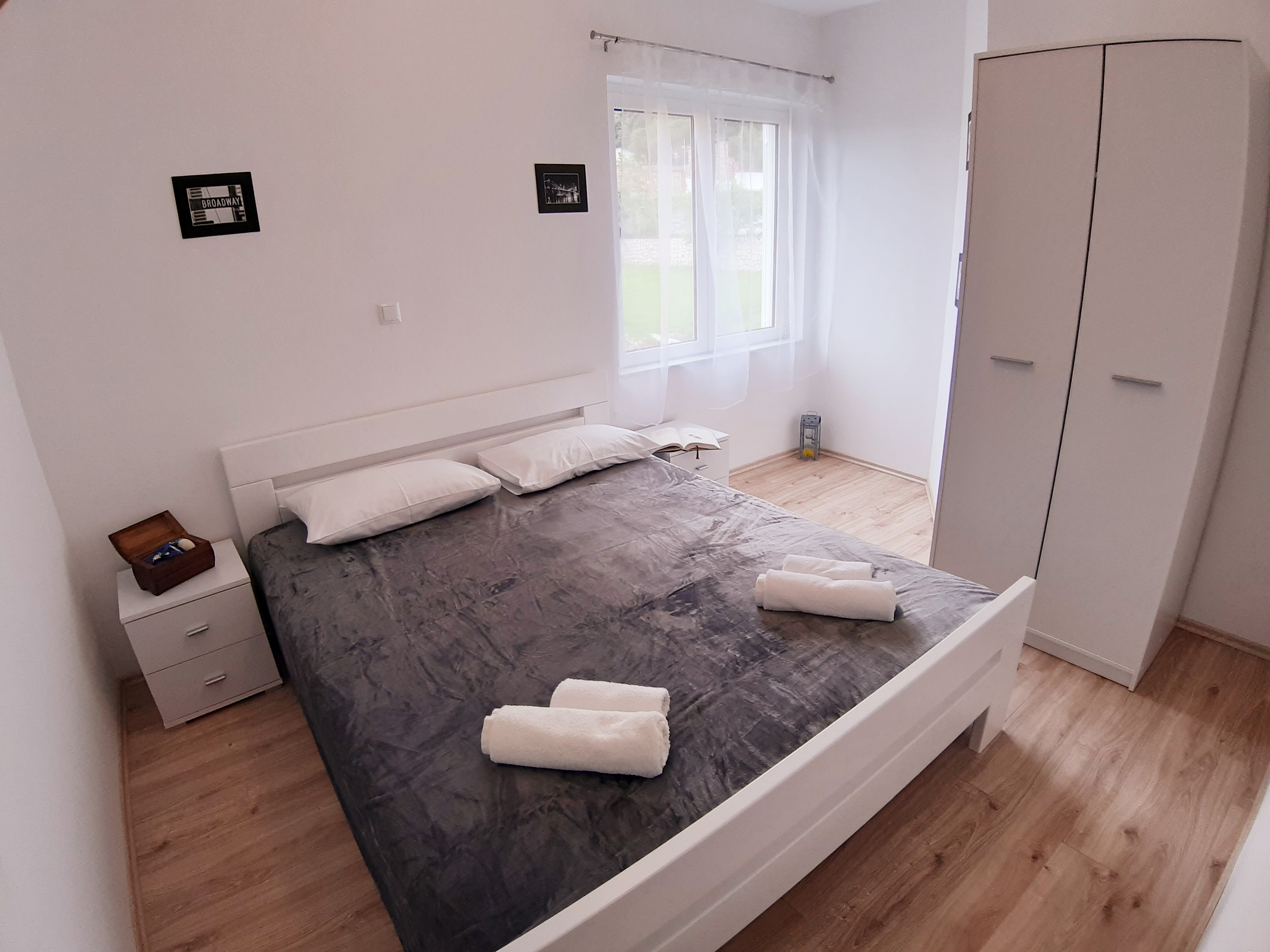 Two bedroom apartment with balcony and sea view Supetarska Draga - Gornja, Rab  A-a
