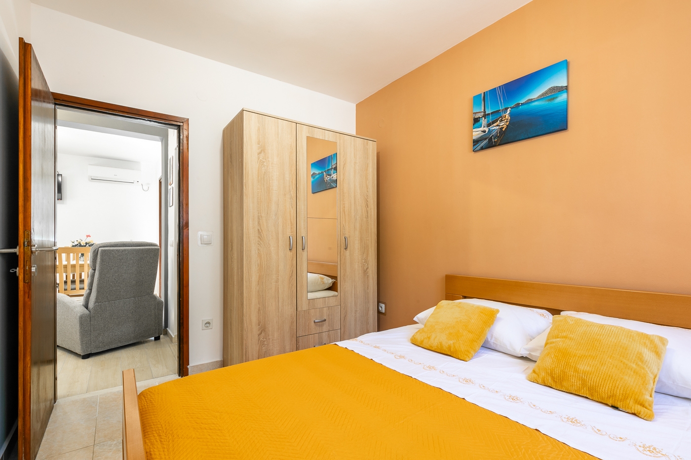 Three bedroom house with terrace and sea view Prižba, Korčula  K
