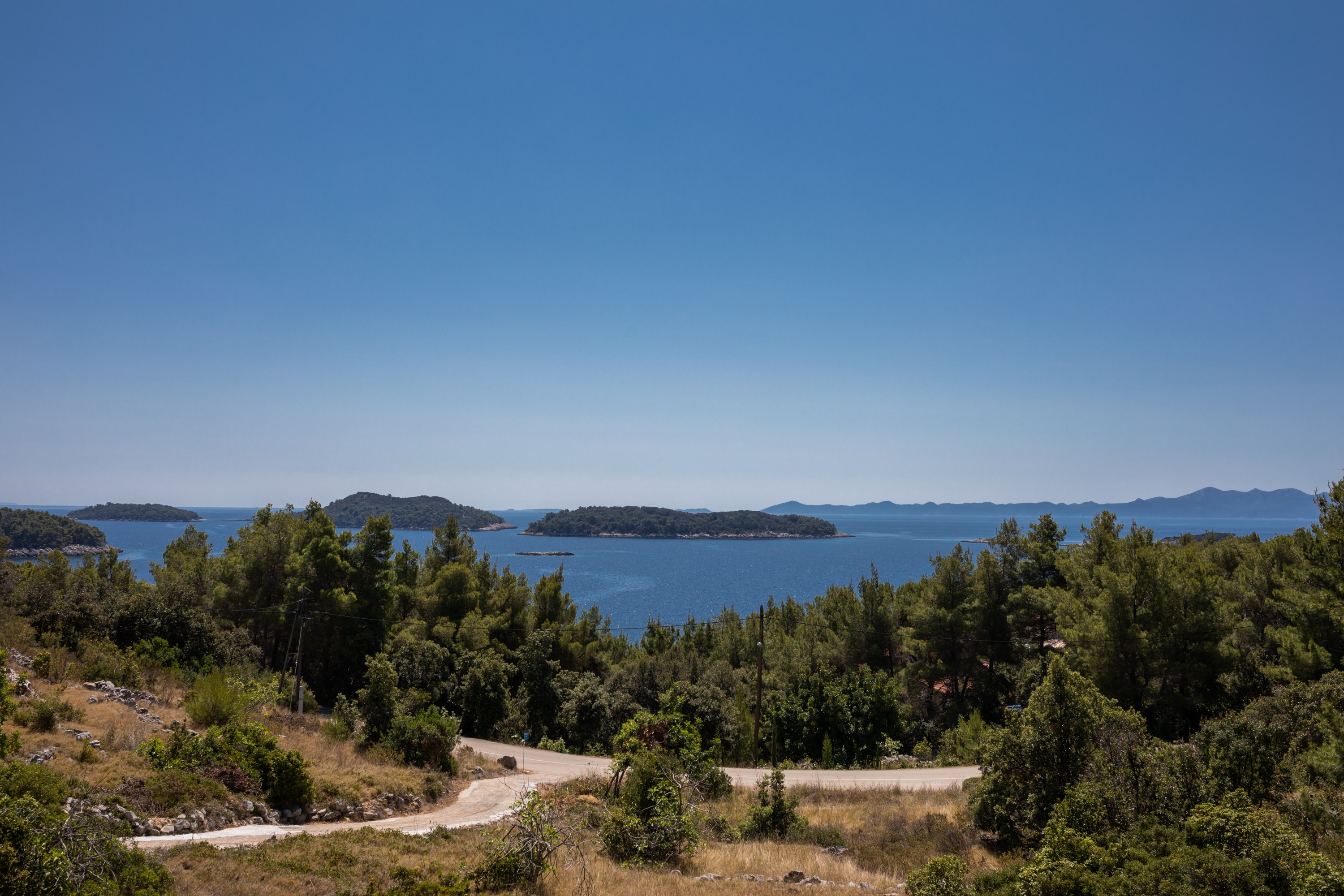 Three bedroom house with terrace and sea view Prižba, Korčula  K