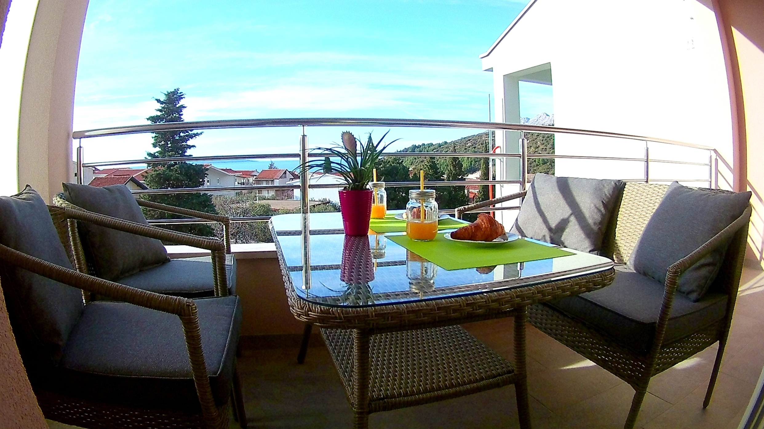 One bedroom apartment with balcony Podaca, Makarska  A-d