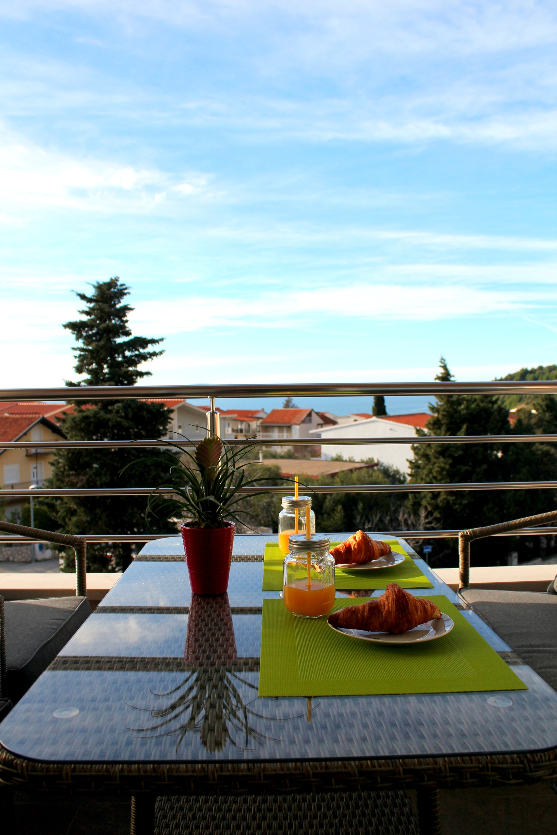 One bedroom apartment with balcony and sea view Podaca, Makarska  A-b