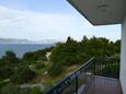 Balcony 1 Slatine, Balcony 1 in the apartment, with a sea view and WiFi.
