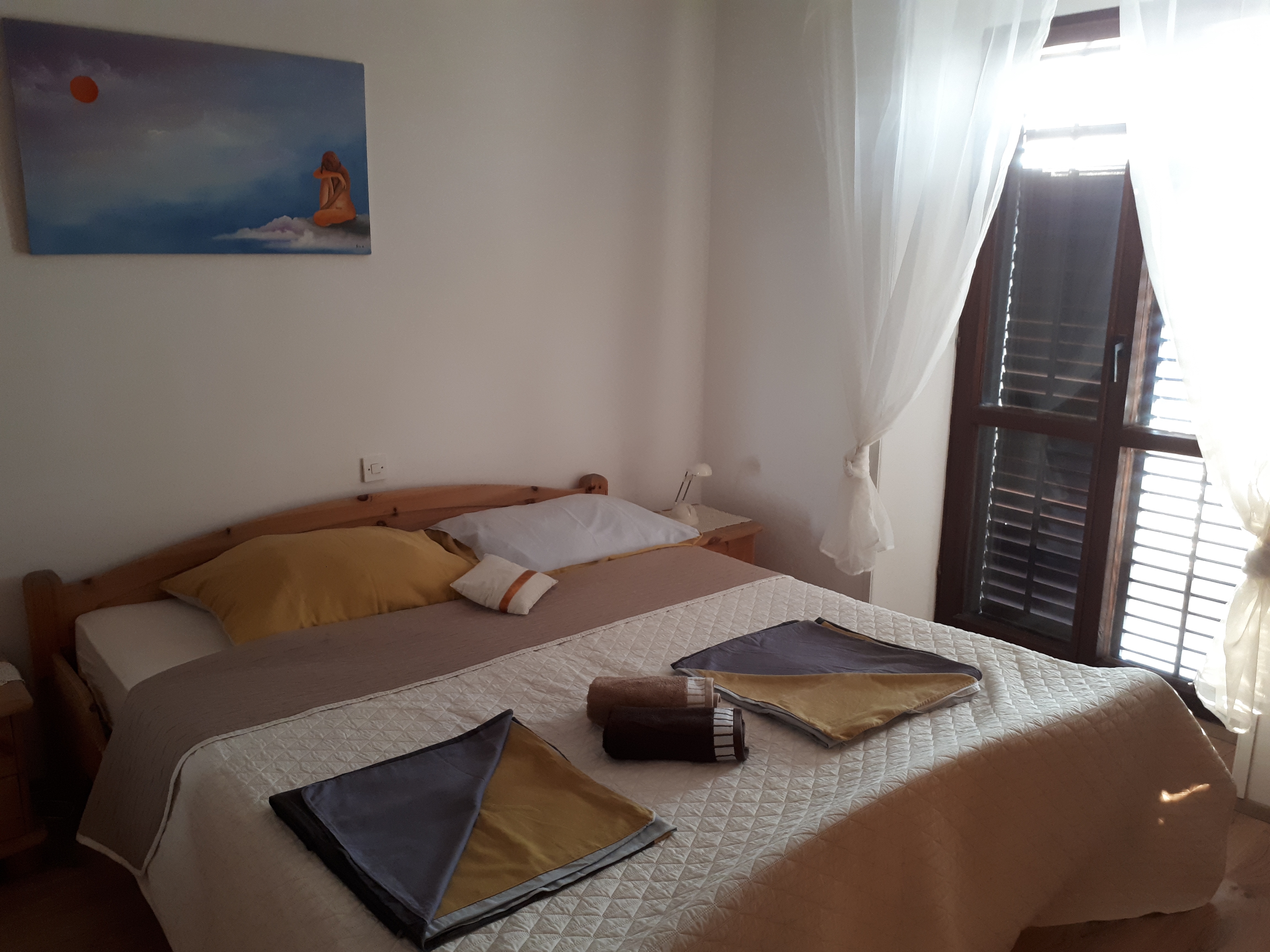 Two bedroom apartment with terrace and sea view Kampor, Rab  A-d