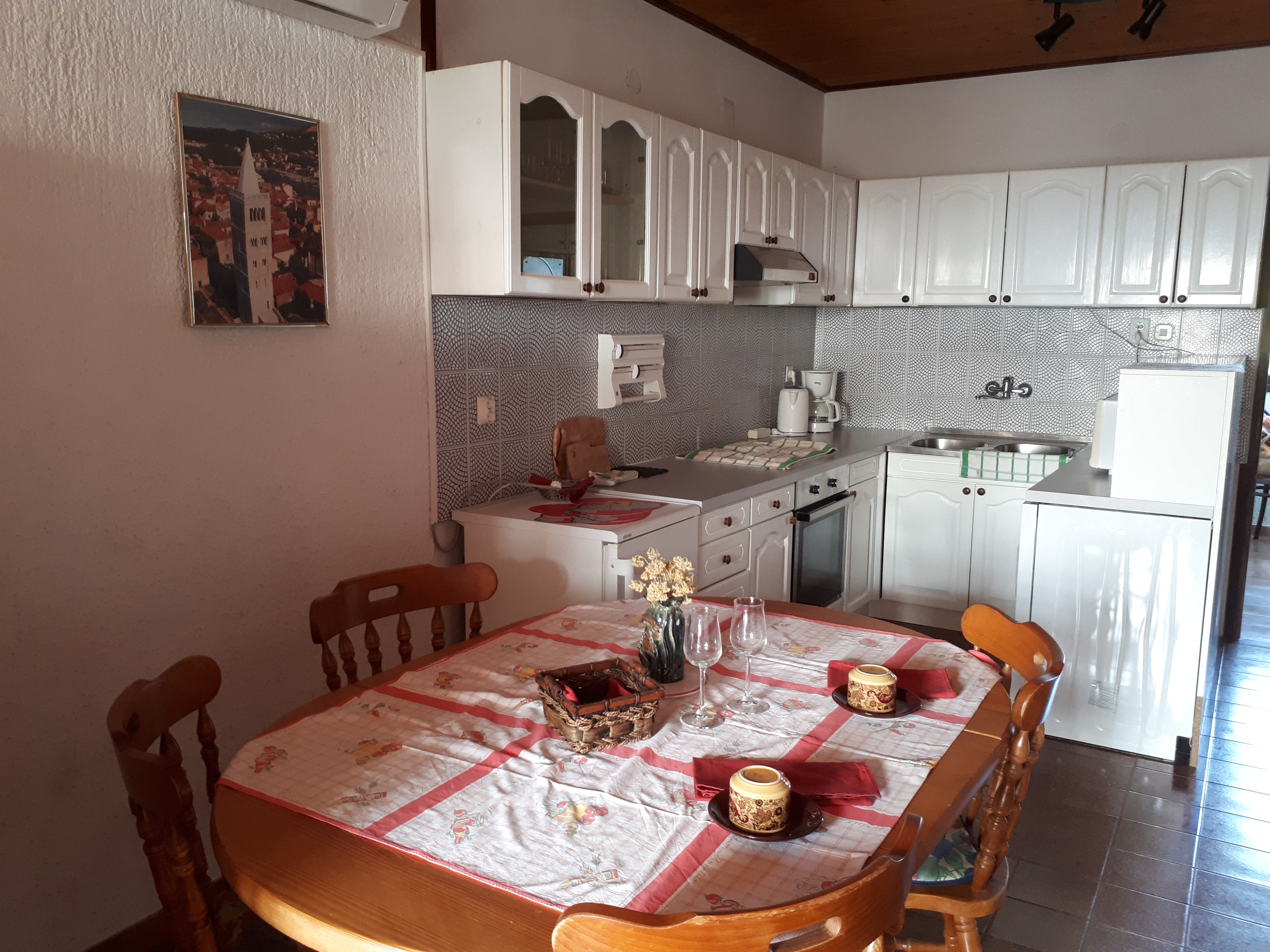 Two bedroom apartment with terrace and sea view Kampor, Rab  A-d