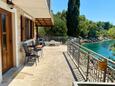 Lučica, Terrasse dans l’hébergement en type house, avec la vue sur la mer et WiFi.