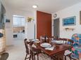 Dining room Rogoznica, Dining room in the apartment, (pet friendly) and WiFi.