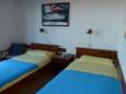 Bedroom 1 Kaprije, Bedroom 1 in the apartment, air condition available and WiFi.