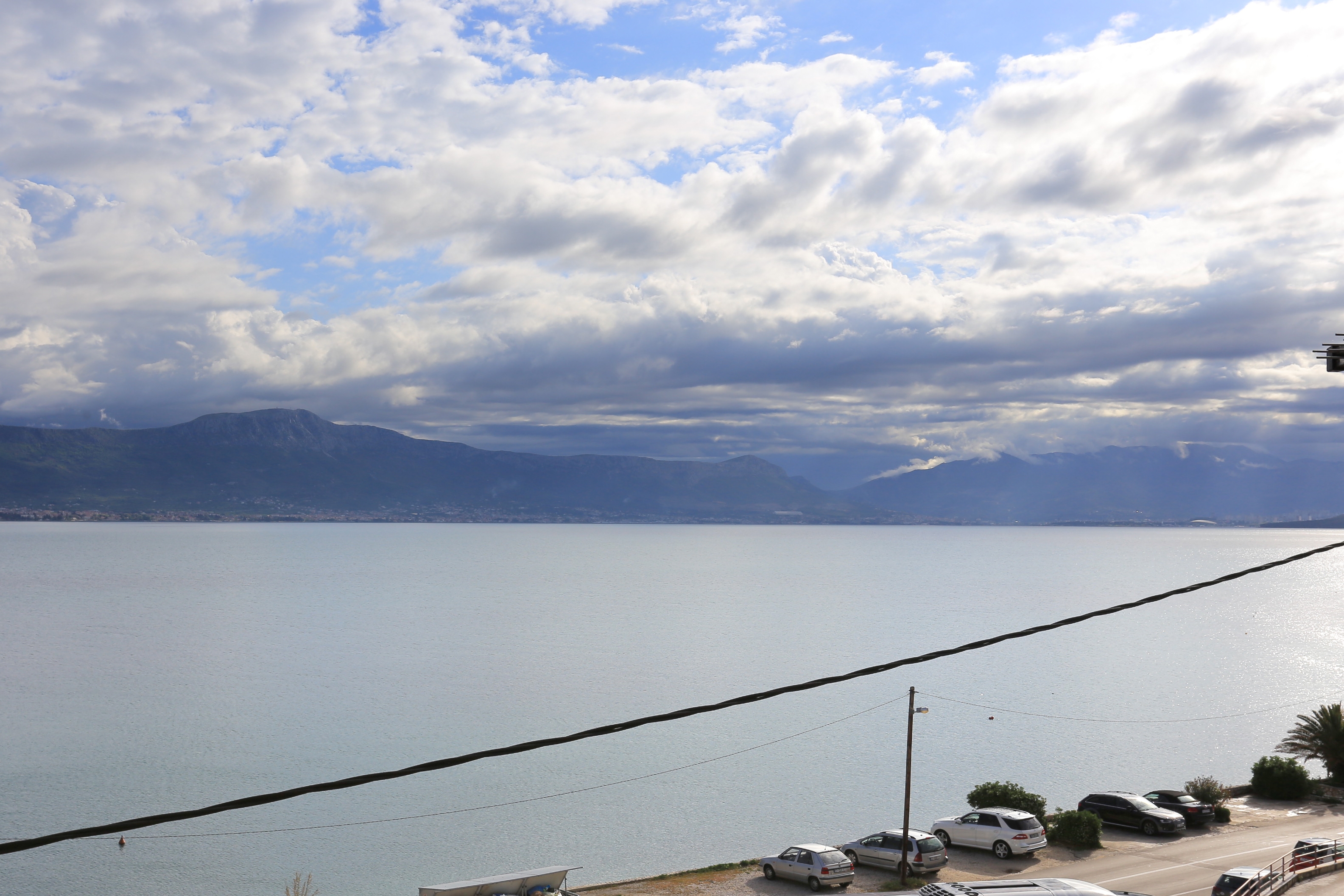 Two bedroom apartment with balcony and sea view Arbanija, Čiovo  A-a