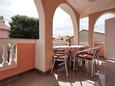 Srima - Vodice, Terrace in the apartment, with a sea view and WiFi.