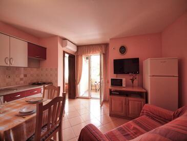 Srima - Vodice, Living room in the apartment, WiFi.