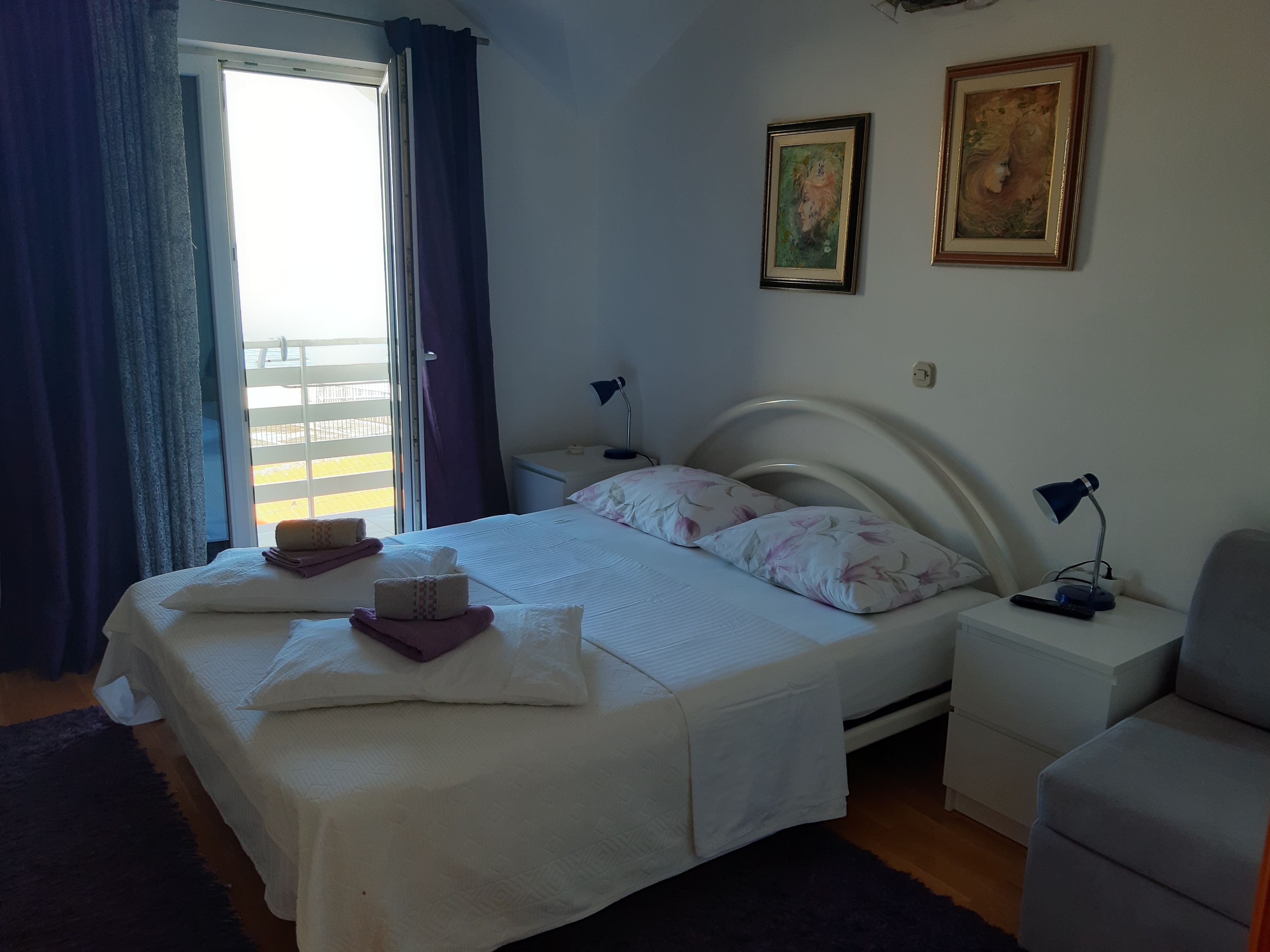 One bedroom apartment with terrace and sea view Gradac, Makarska (A-15642-a)