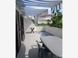 Biograd na Moru, Terasa v ubytování typu apartment, domácí mazlíčci povoleni a WiFi.