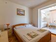 Bedroom Hvar, Bedroom in the apartment, air condition available.