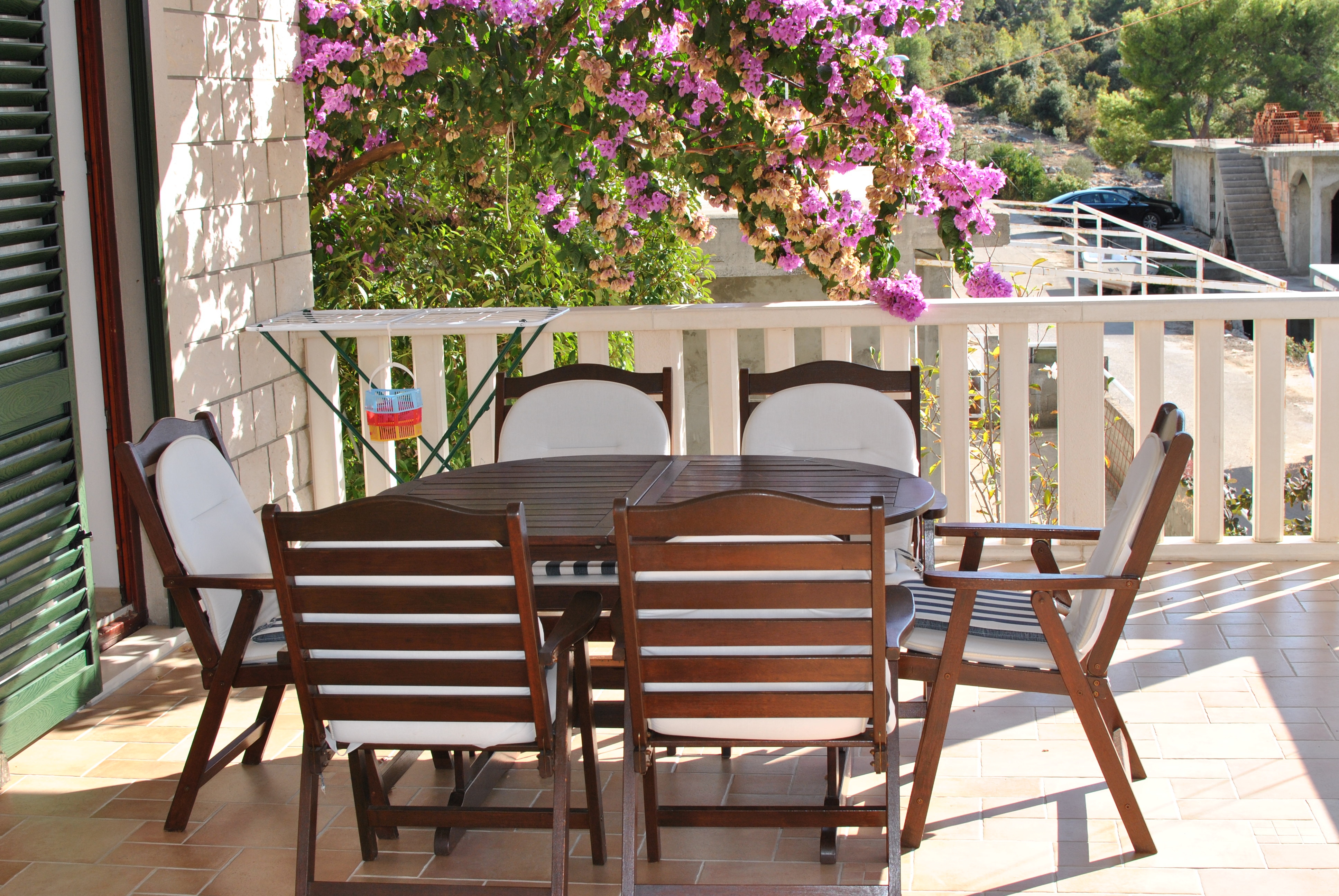 Two bedroom apartment with terrace and sea view Brna, Korčula  A-a