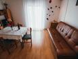 Living room Vodice, Living room in the apartment, air condition available and WiFi.