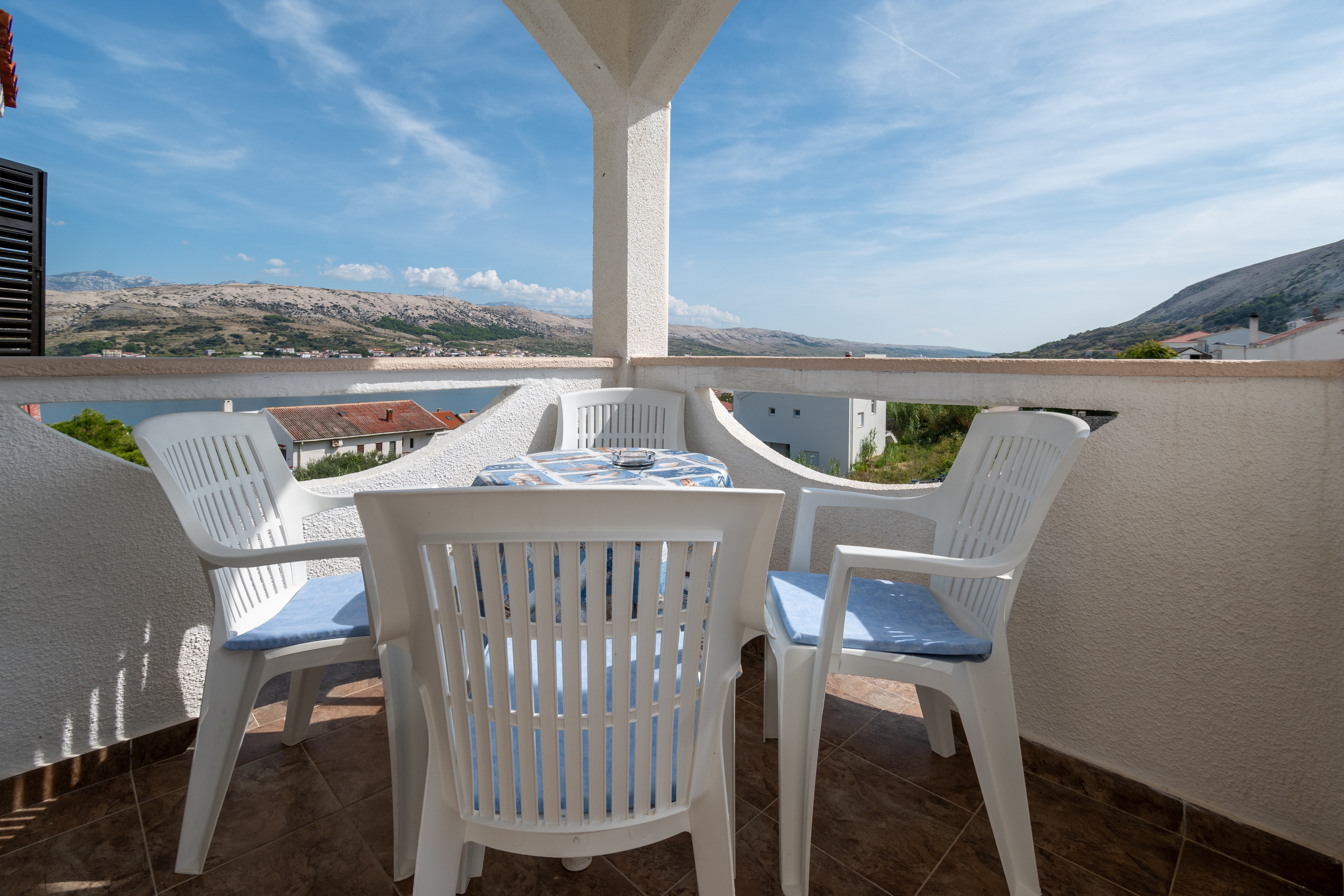 Two bedroom apartment with terrace and sea view Pag  A-a