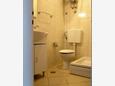 Ванная комната Biograd na Moru, Ванная комната в размещении типа studio-apartment, WiFi.