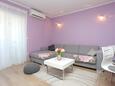 Obývací pokoj Makarska, Obývací pokoj v ubytování typu apartment, s klimatizací a WiFi.
