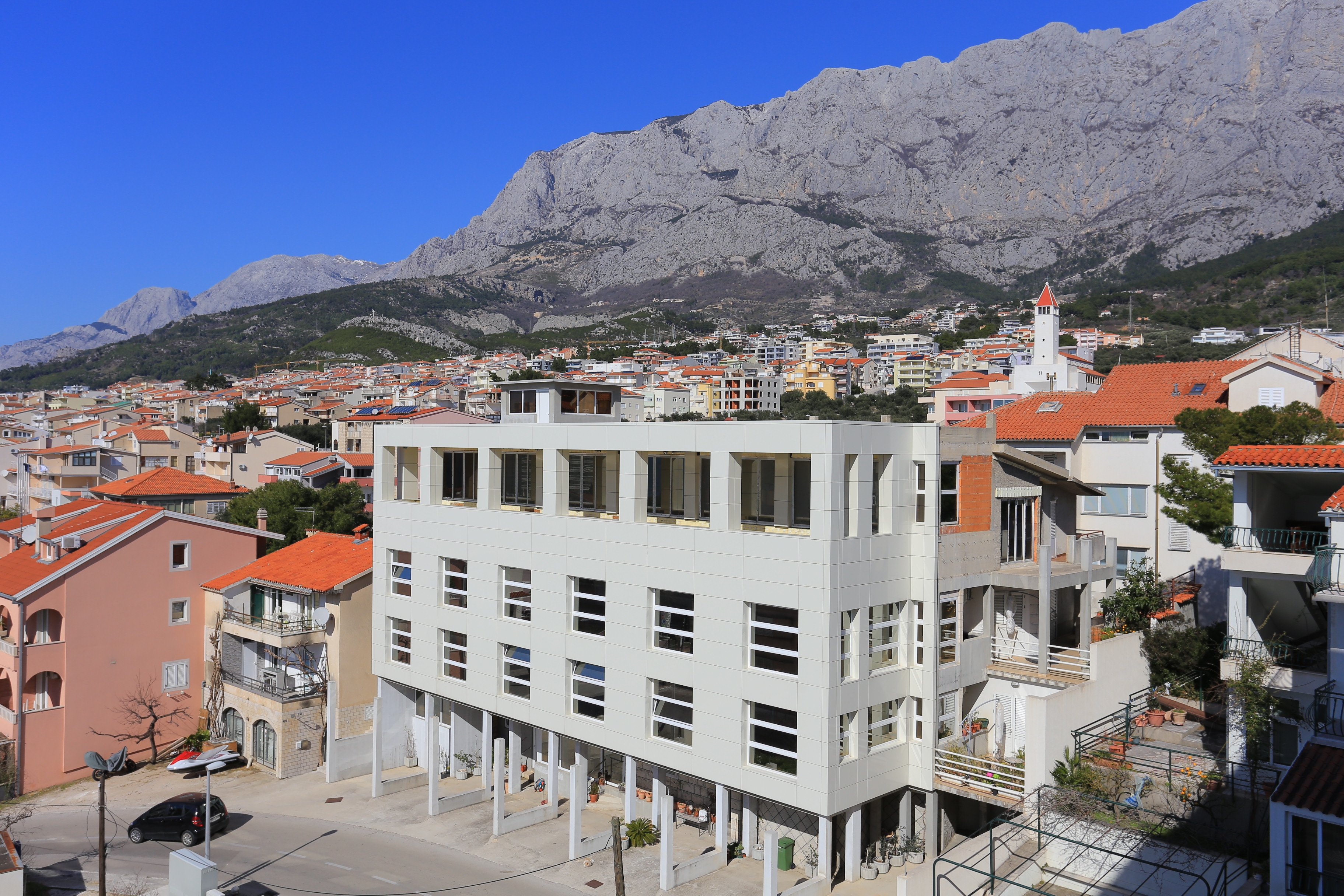 One bedroom apartment with terrace and sea view Makarska  A-a