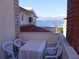 Nin, Terrace in the apartment, with a sea view, (pet friendly) and WiFi.
