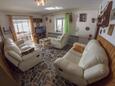 Living room Tisno, Living room in the apartment, (pet friendly) and WiFi.