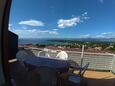 Njivice, Terrasse dans l’hébergement en type apartment, avec la vue sur la mer, animaux acceptés et WiFi.