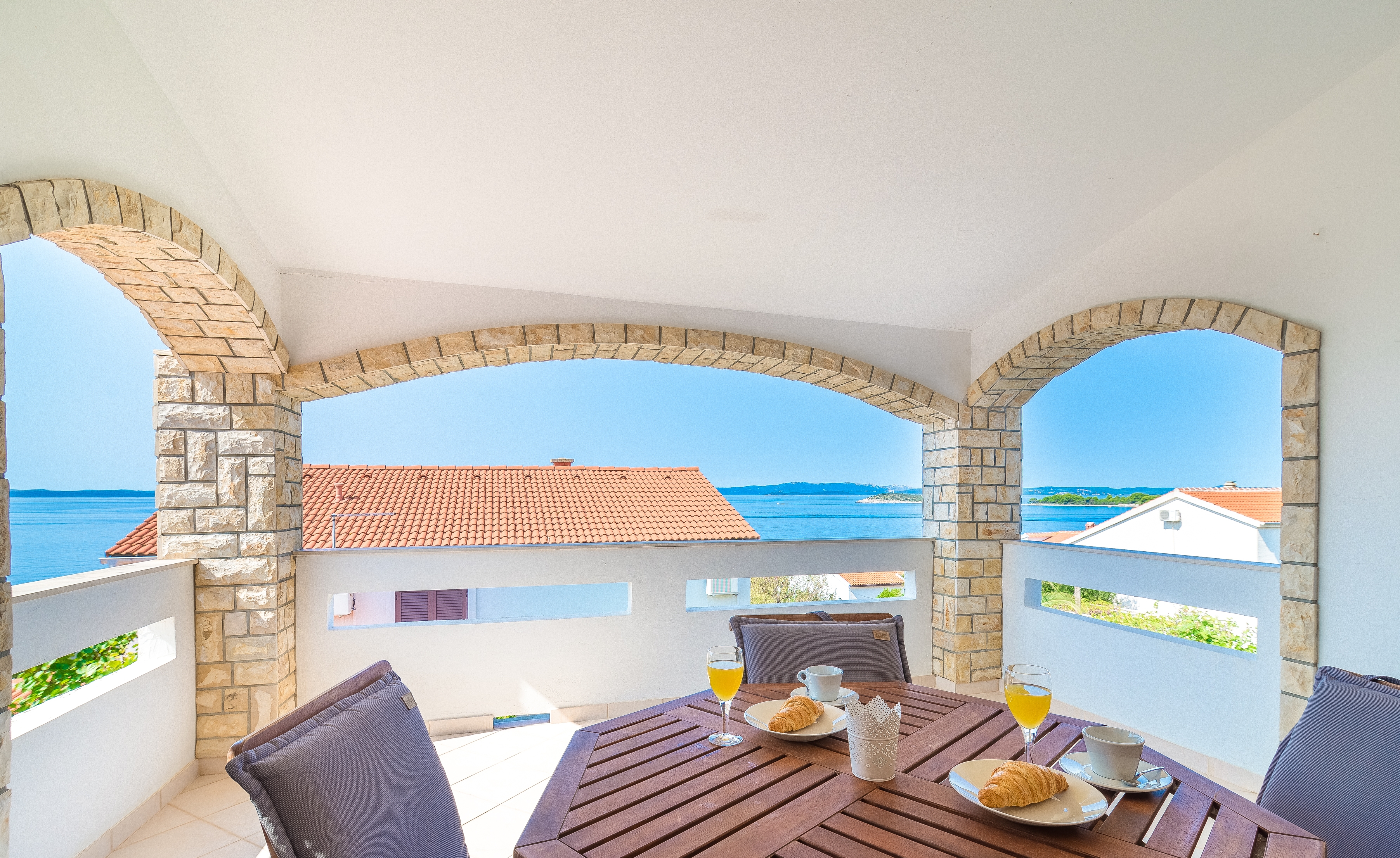 Two bedroom apartment with terrace and sea view Ždrelac, Pašman  A-a