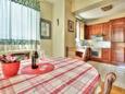 Umag, Comedor in the studio-apartment, WiFi.