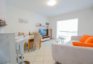 Zadar, Гостиная в размещении типа apartment, доступный кондиционер, Домашние животные допускаются и WiFi.