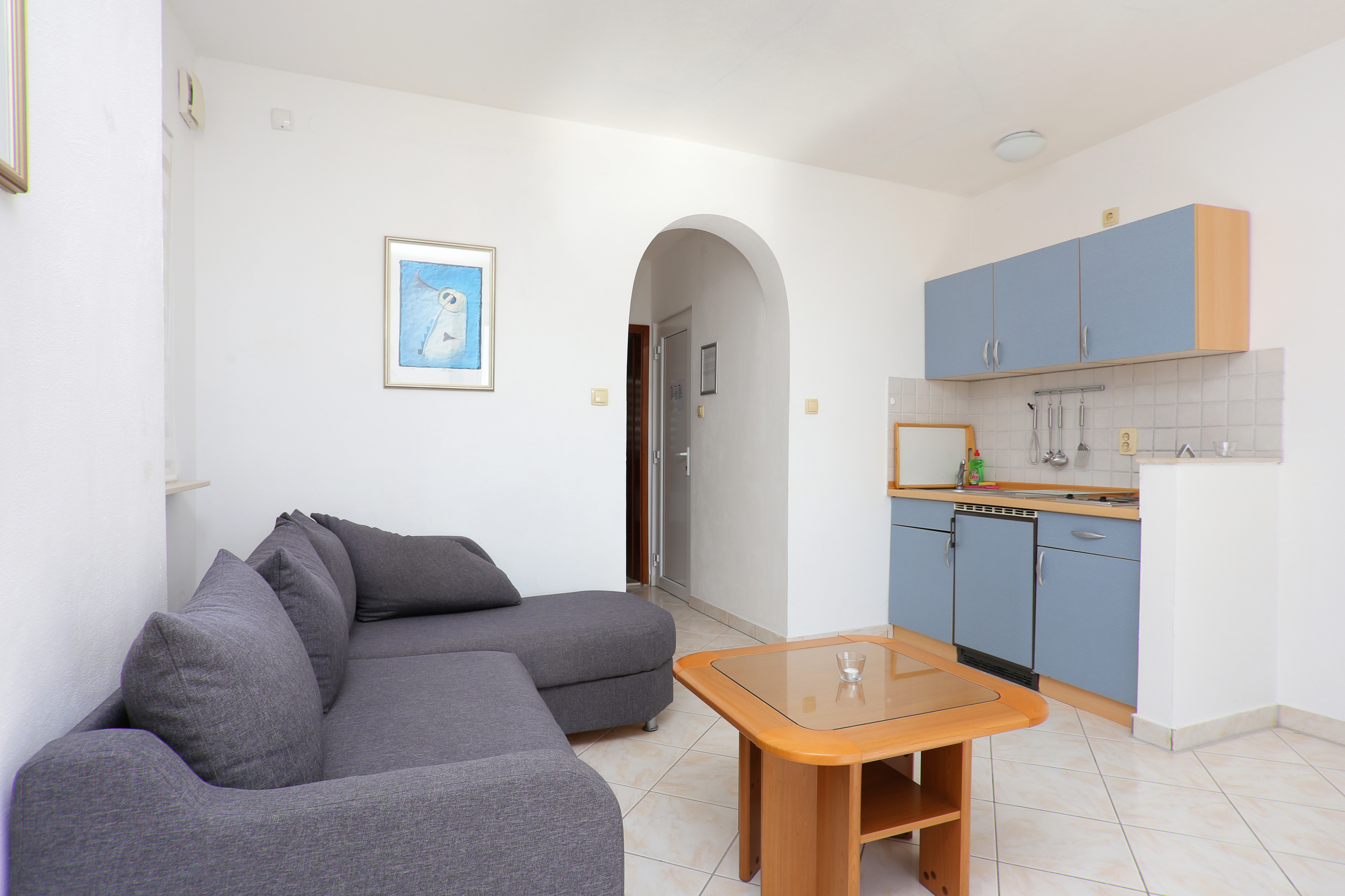 One bedroom apartment near beach Ražanj, Rogoznica  A-a