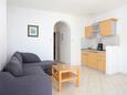 Ražanj, Obývací pokoj v ubytování typu apartment, s klimatizací a WiFi.