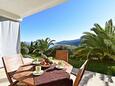 Terrace Rabac, Terrace in the apartment, with a sea view, (pet friendly) and WiFi.