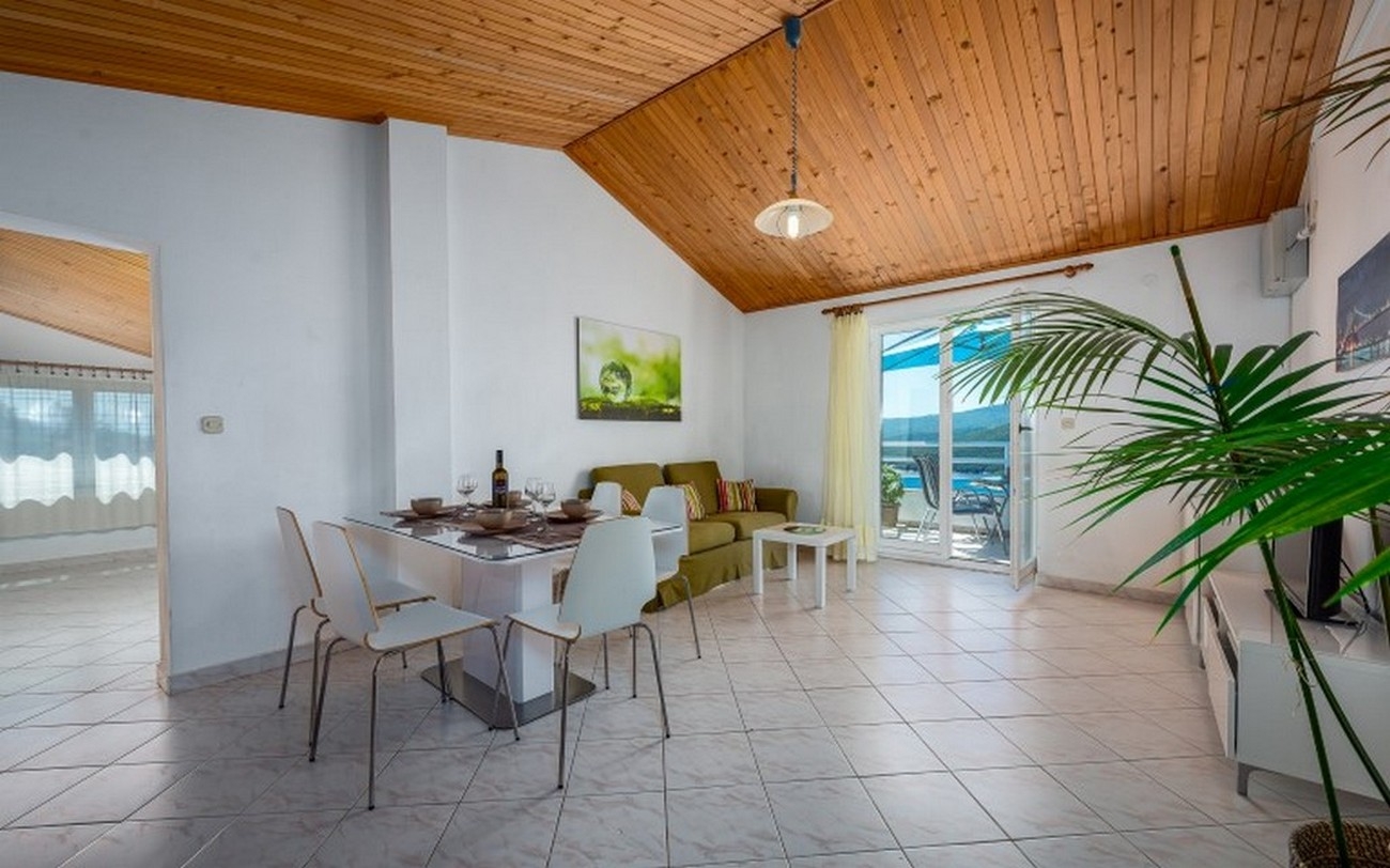 Two bedroom apartment with terrace and sea view Rabac, Labin (A-16022-c)