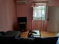 Obývací pokoj Vodice, Obývací pokoj v ubytování typu apartment, s klimatizací a WiFi.