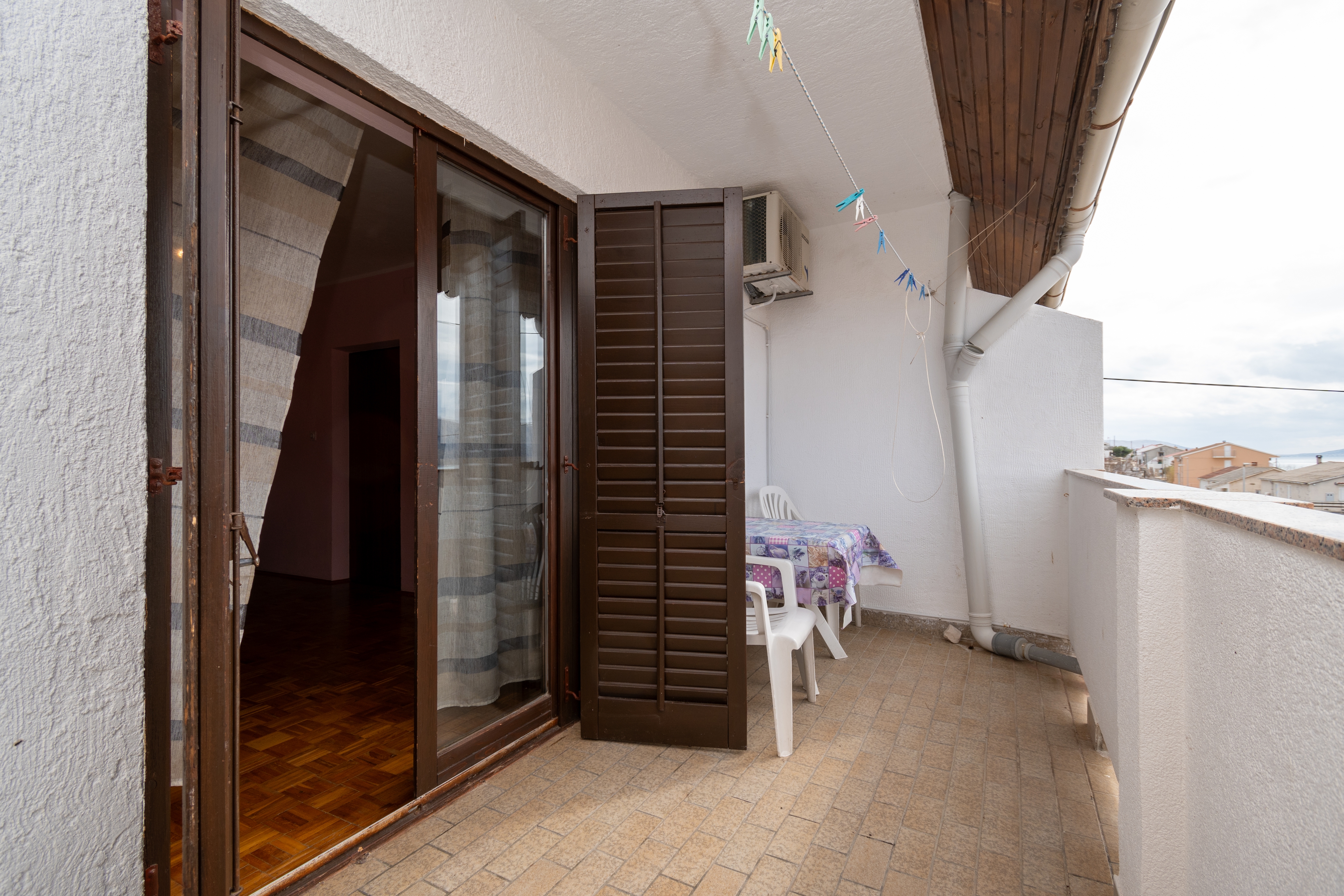Two bedroom apartment with balcony and sea view Zubovići, Pag  A-a