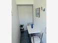 Jídelna Pag, Jídelna v ubytování typu studio-apartment, domácí mazlíčci povoleni a WiFi.