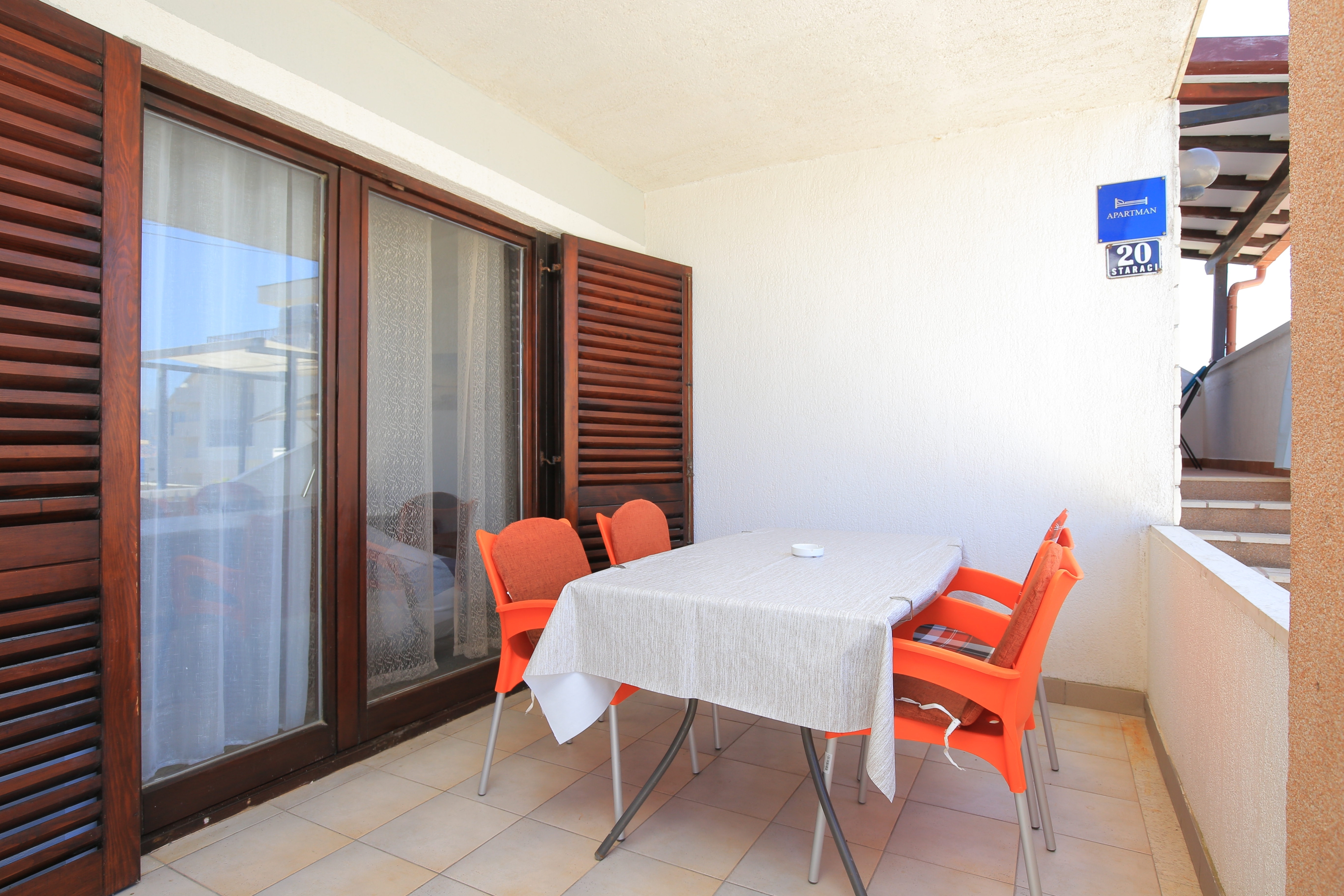 Two bedroom apartment with terrace and sea view Slatine, Čiovo  A-a