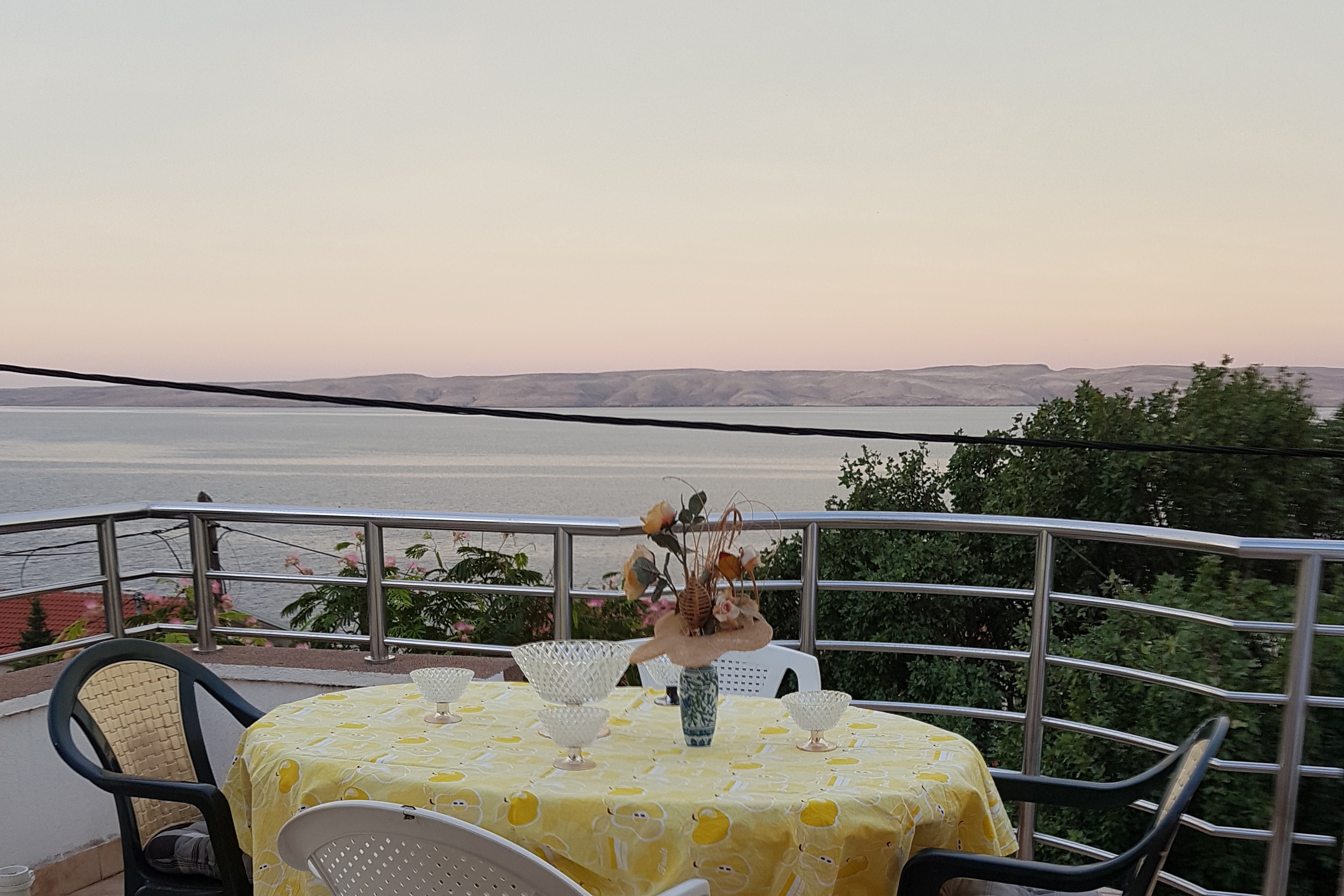 Studio flat with terrace and sea view Barić Draga, Karlobag (AS-16148-a)