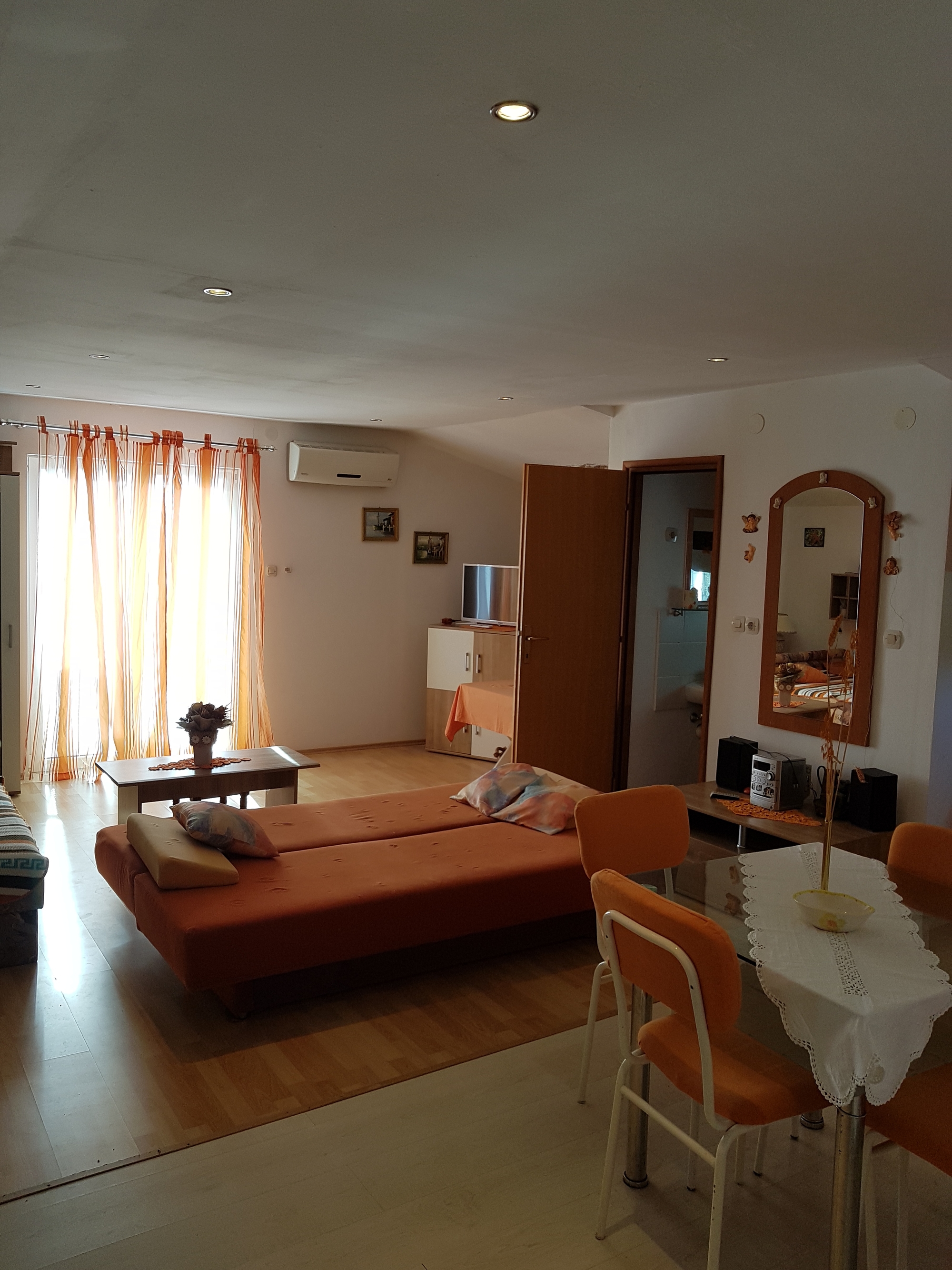 Studio flat with terrace and sea view Barić Draga, Karlobag (AS-16148-b)