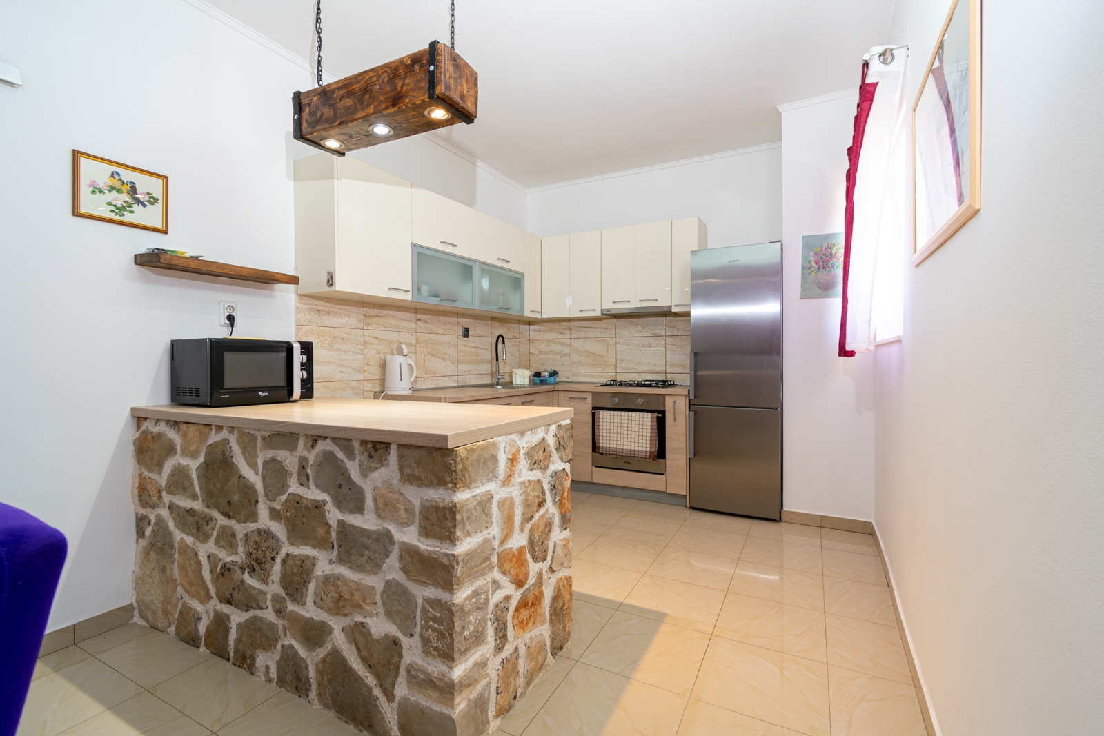 Three bedroom apartment with terrace and sea view Bibinje, Zadar  A-a